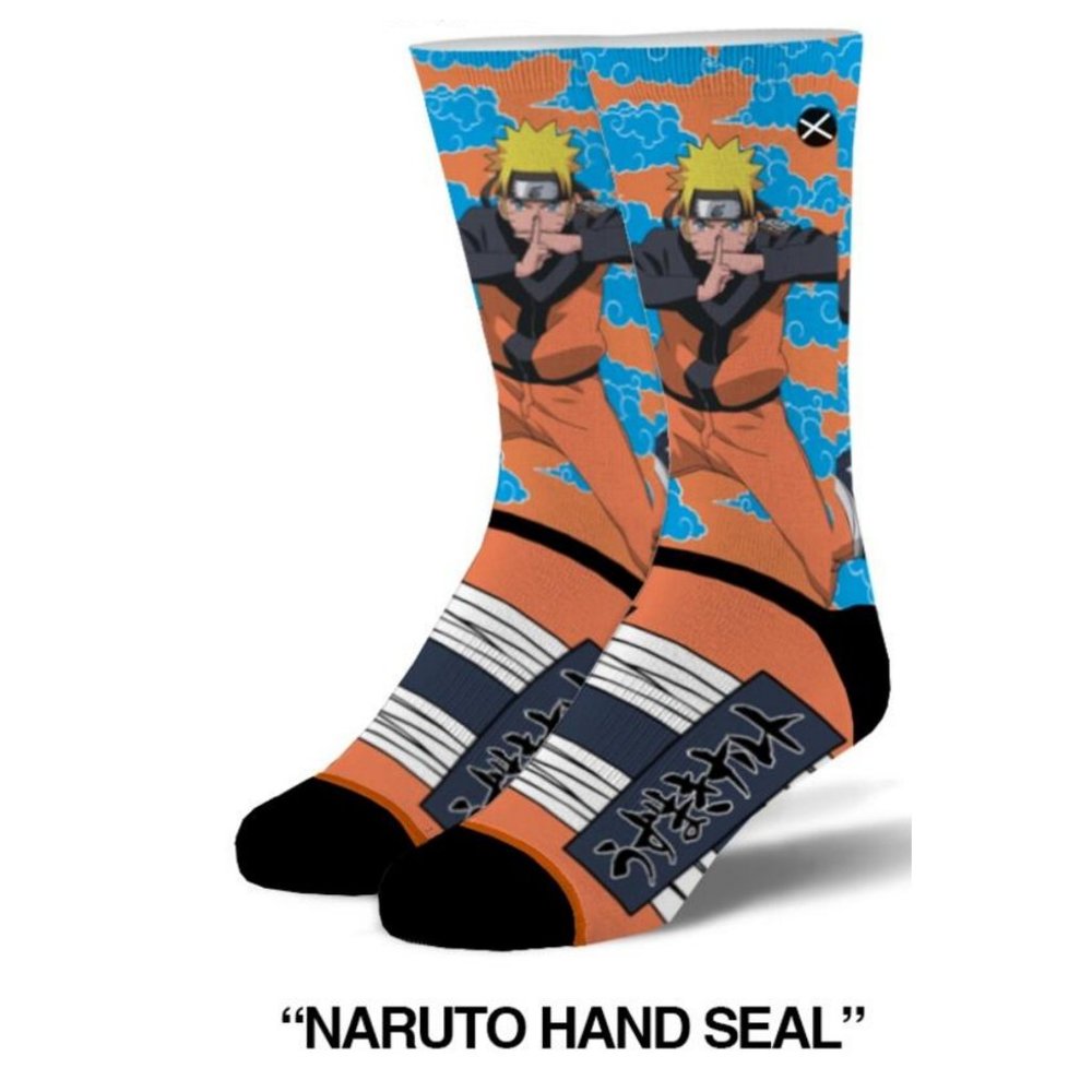 Naruto Hand Seal Socks Men